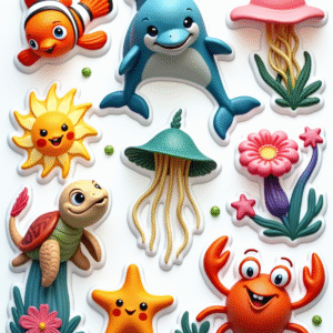 Sea Life  - Sticker Sheet v9
